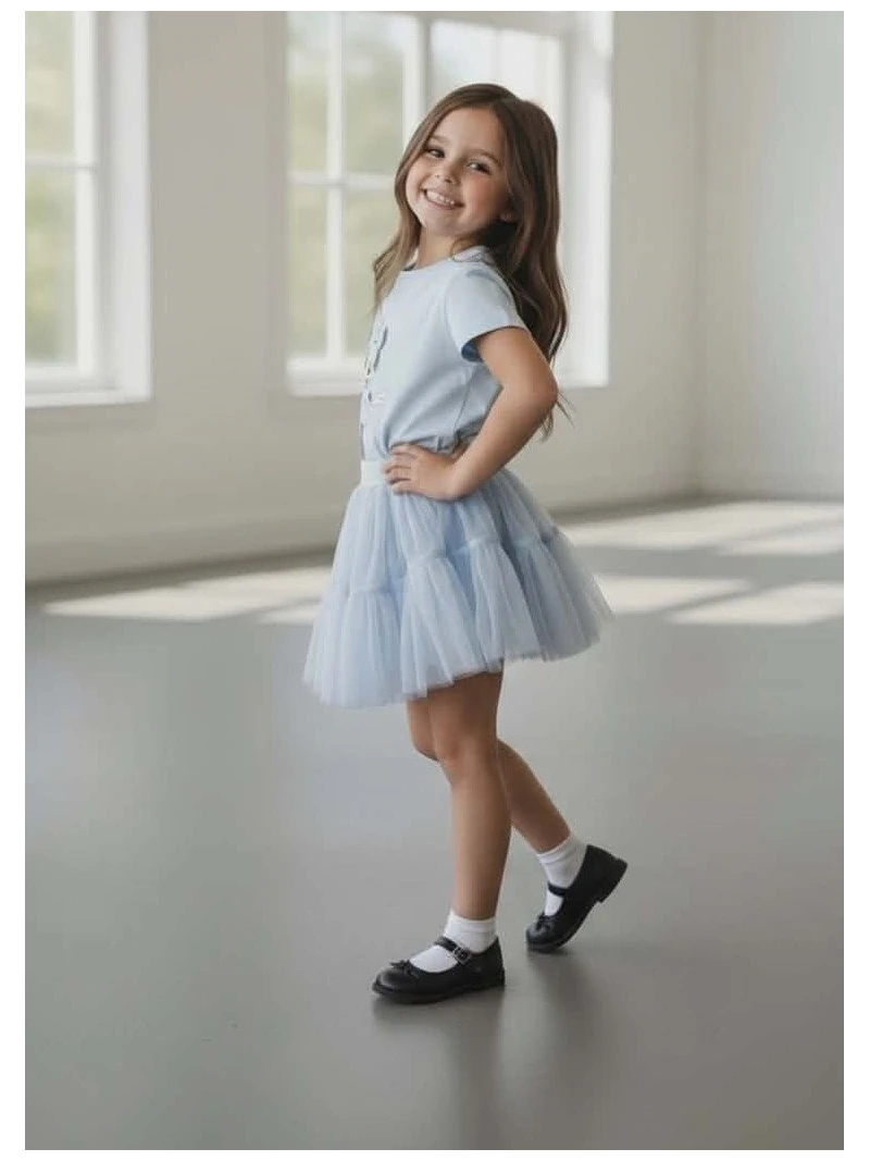 Dievčenská tylová sukňa 2 farby