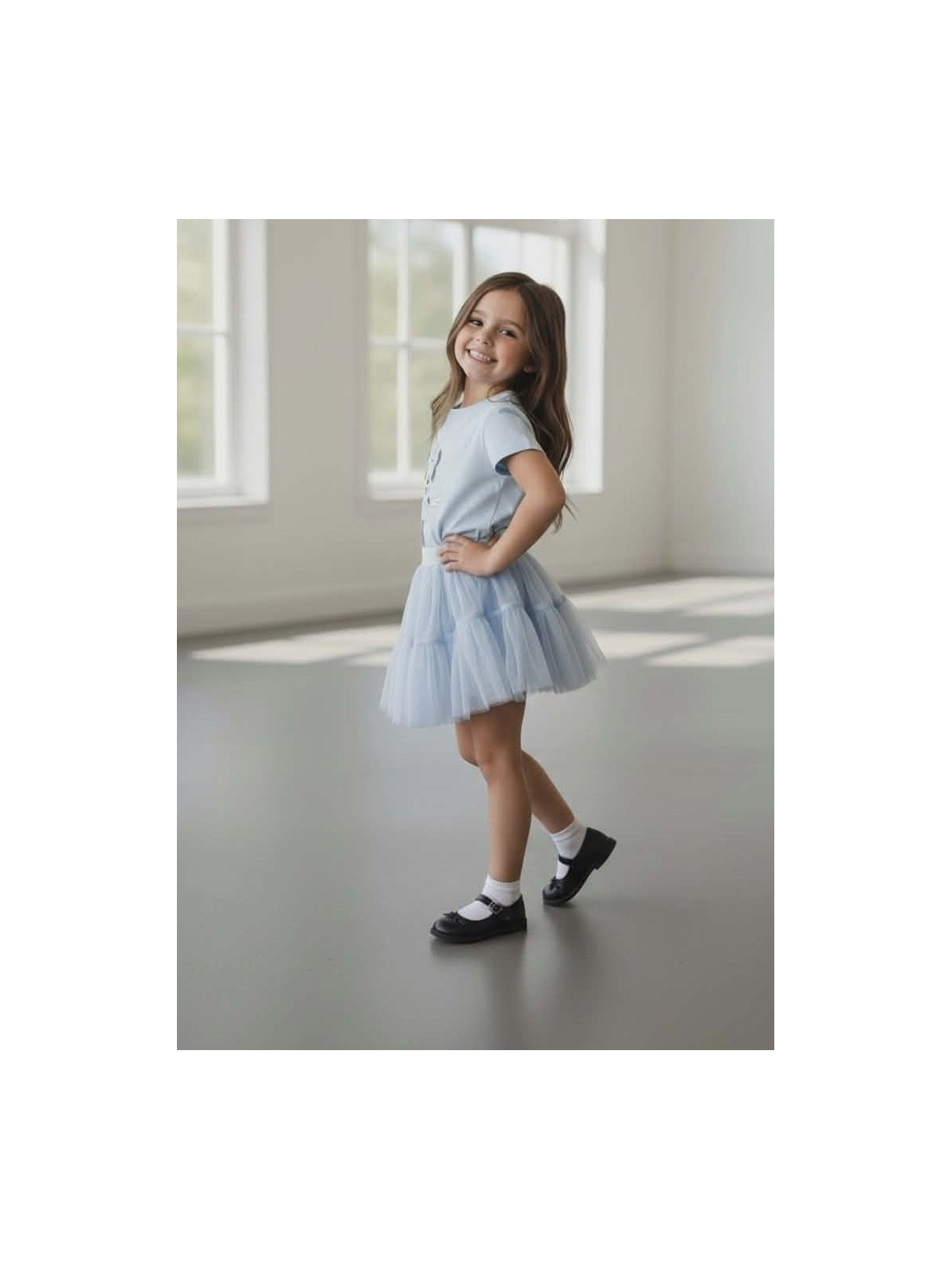 Dievčenská tylová sukňa 2 farby