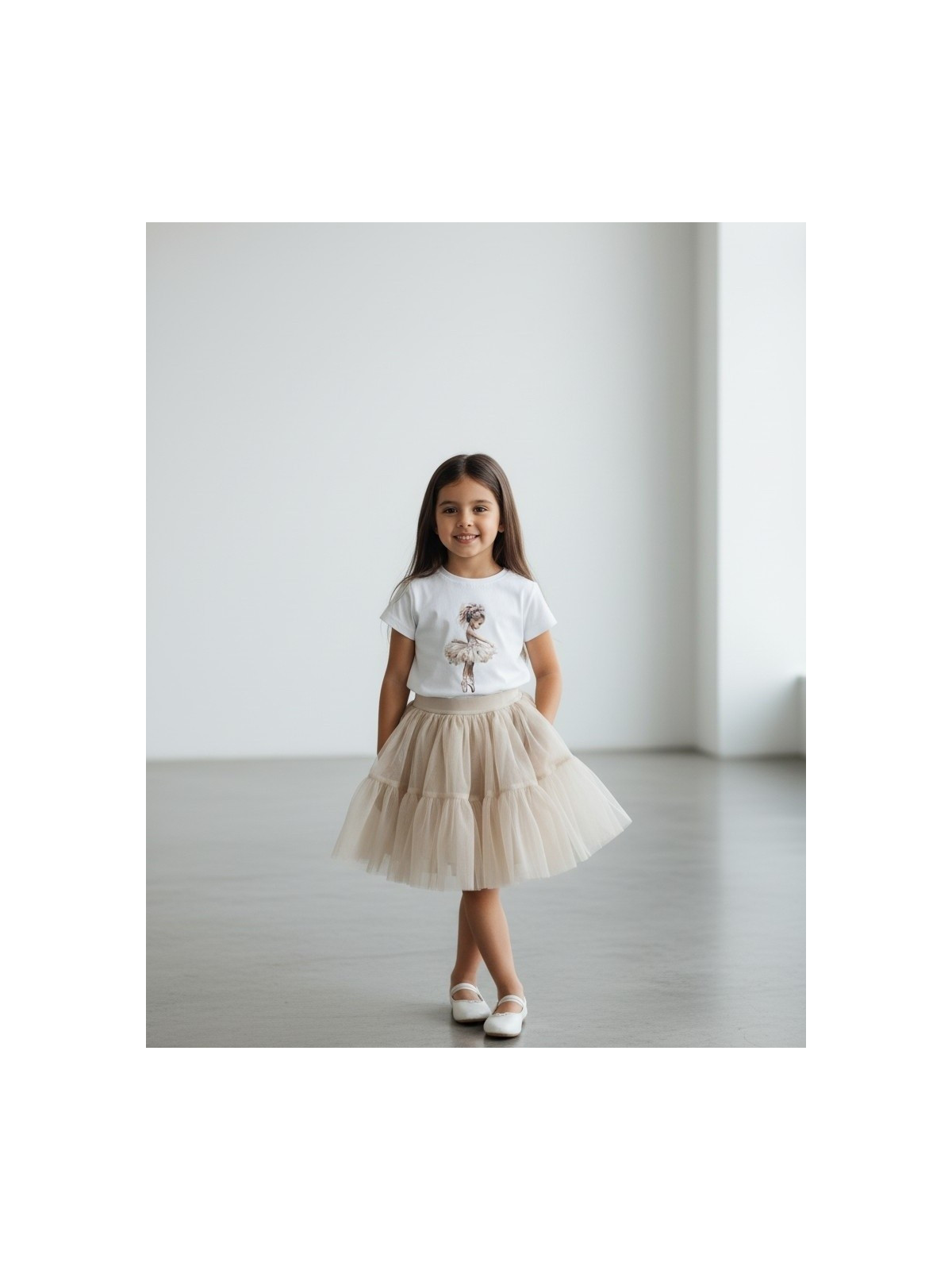 Dievčenská tylová sukňa 2 farby