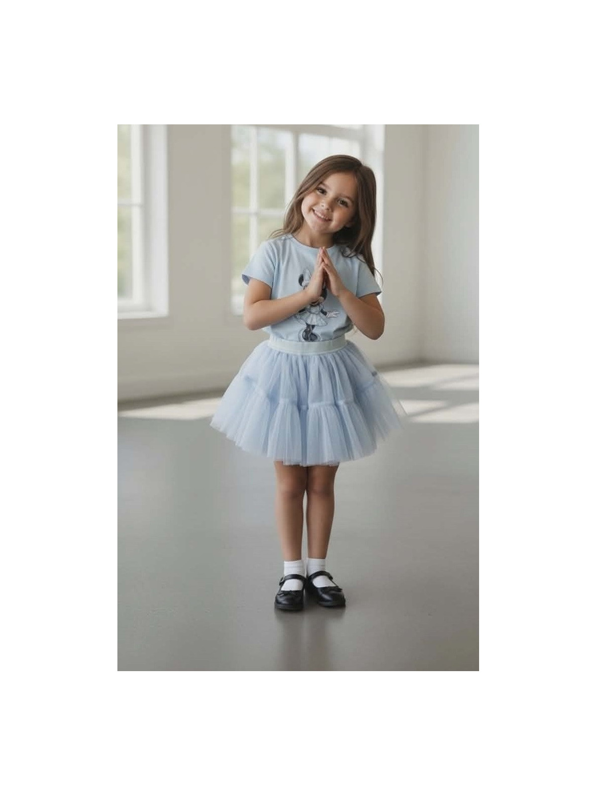 Dievčenská tylová sukňa 2 farby