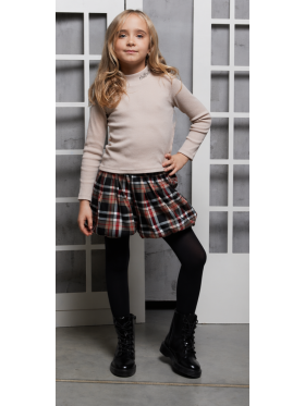 Dievčenský rebrovaný nátelník