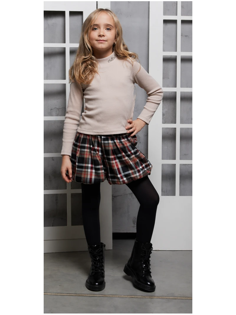 Dievčenský rebrovaný nátelník