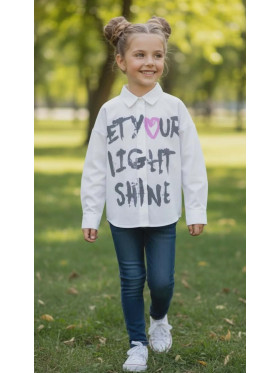 Dievčenská detská košeľa