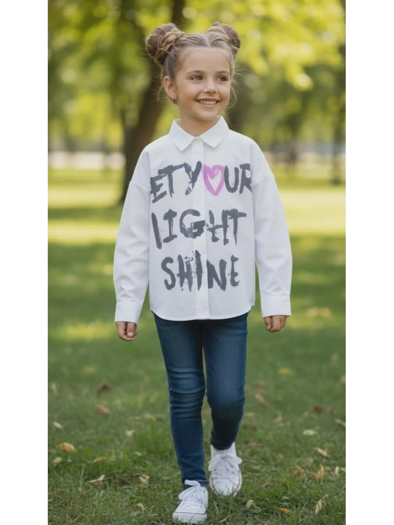 Dievčenská detská košeľa