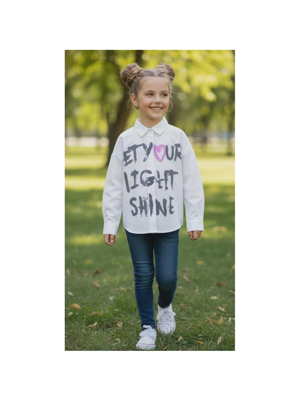 Dievčenská detská košeľa