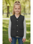 Prechodná dievčenská vesta- obojstranná