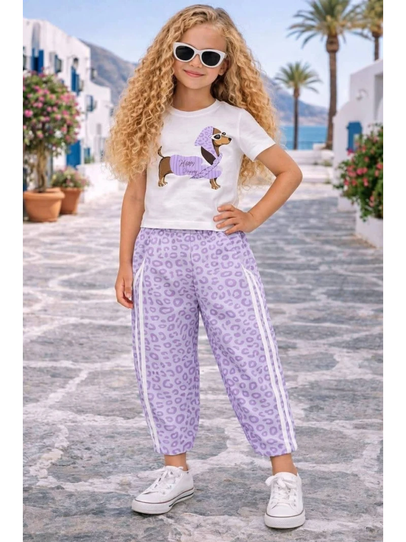 Dievčenský komplet LEO jazvečík viac farieb