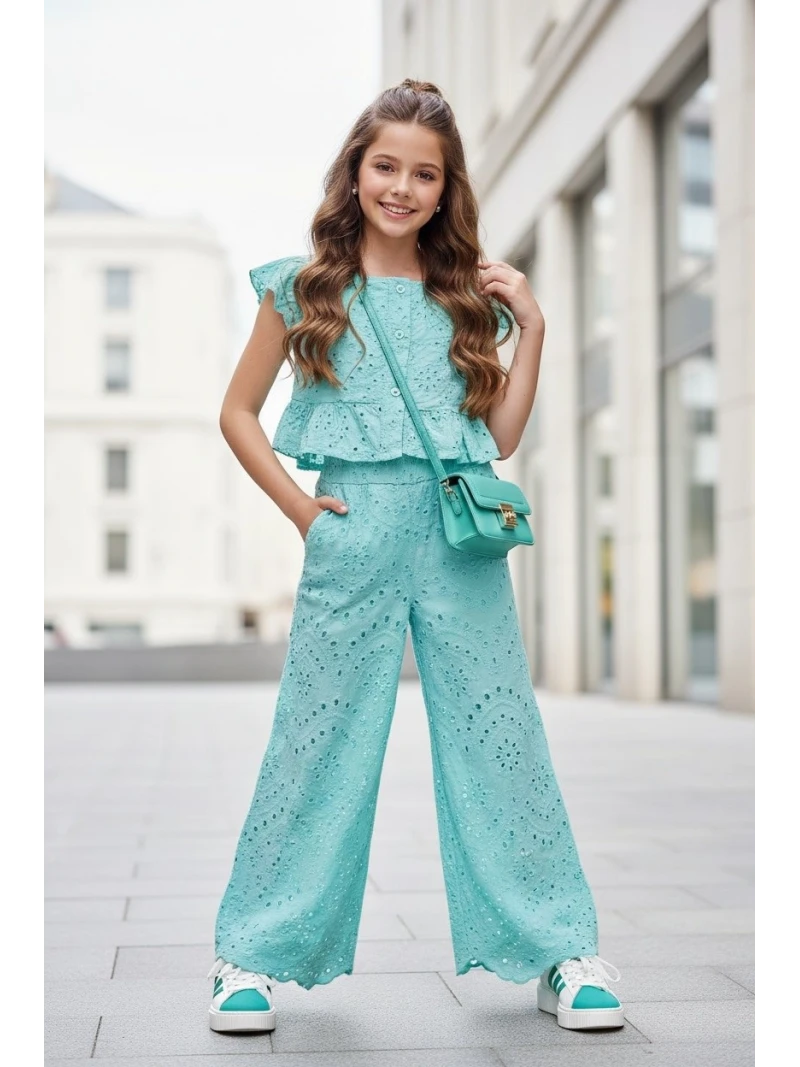 Dievčenský komplet madeira 3 farby