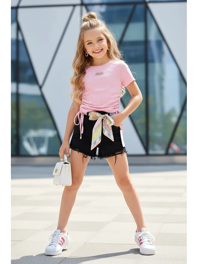 Dievčenské kraťasy v 2 farbách