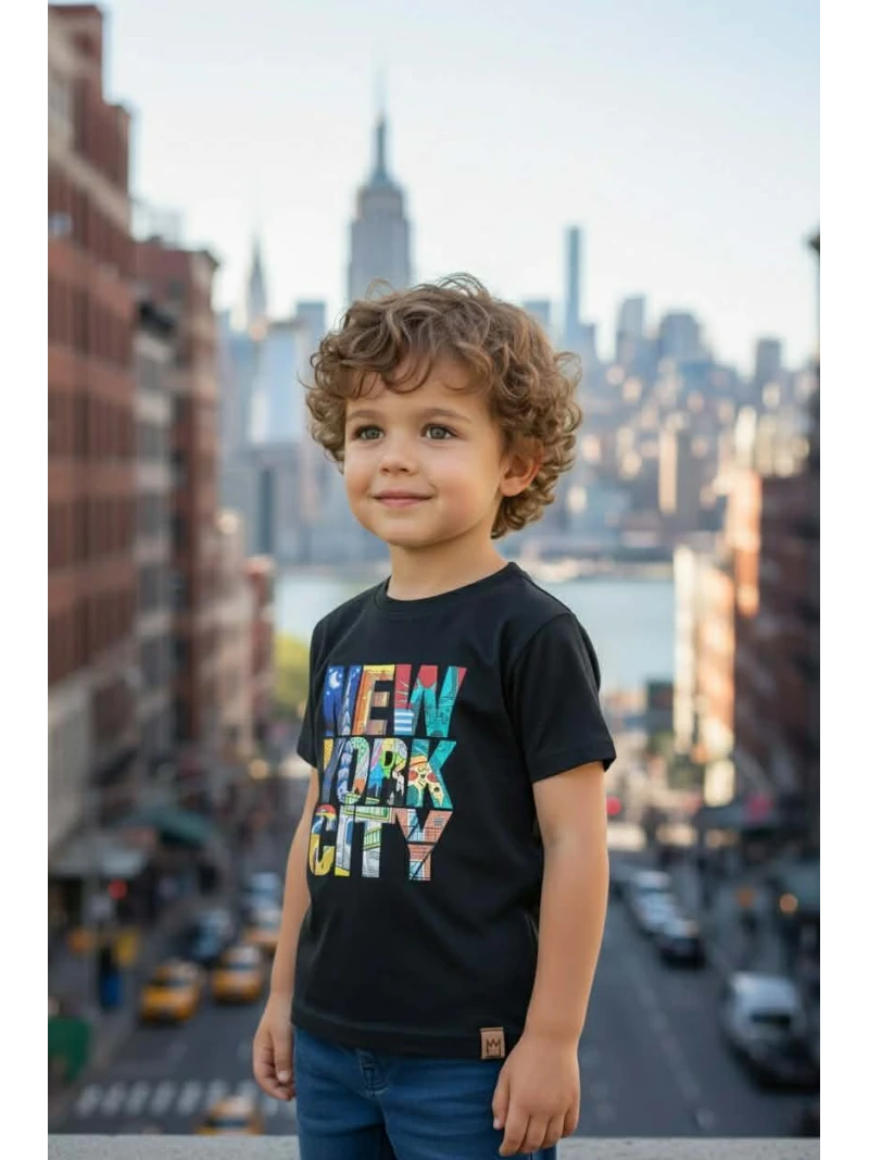 Chlapčenské tričko s potlačou NEW YORK