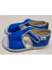 Detské papuče MANIK jednofarebné modré