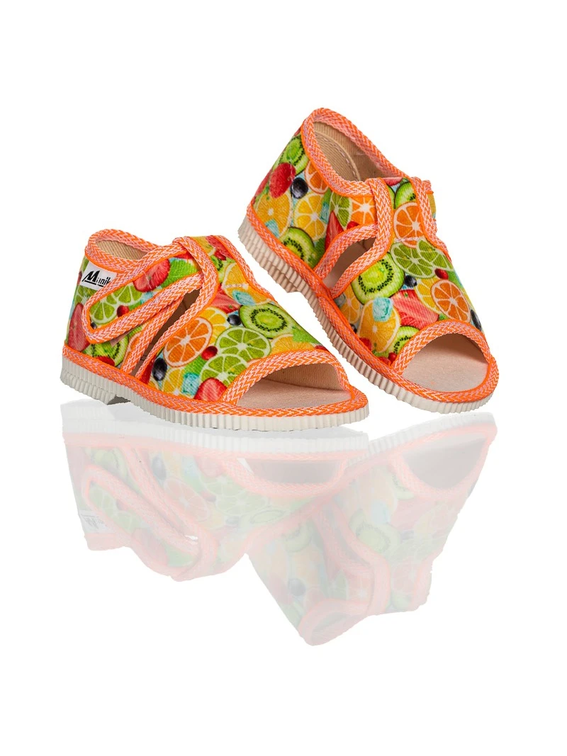 Detské papuče MANIK ovocie