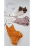 Dievčenské ponožky vo viacerých farbách s mašľou