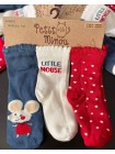 Dievčenské ponožky s myškou